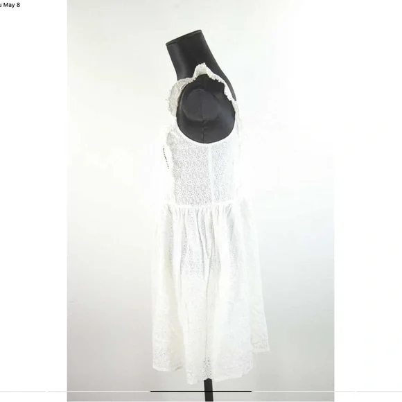 Sezane White Lace Dress 34 - Picture 7 of 12